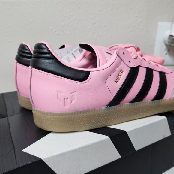 New Adidas samba Messi size 11.5.mens sneaker pink black - Picture 5 of 16